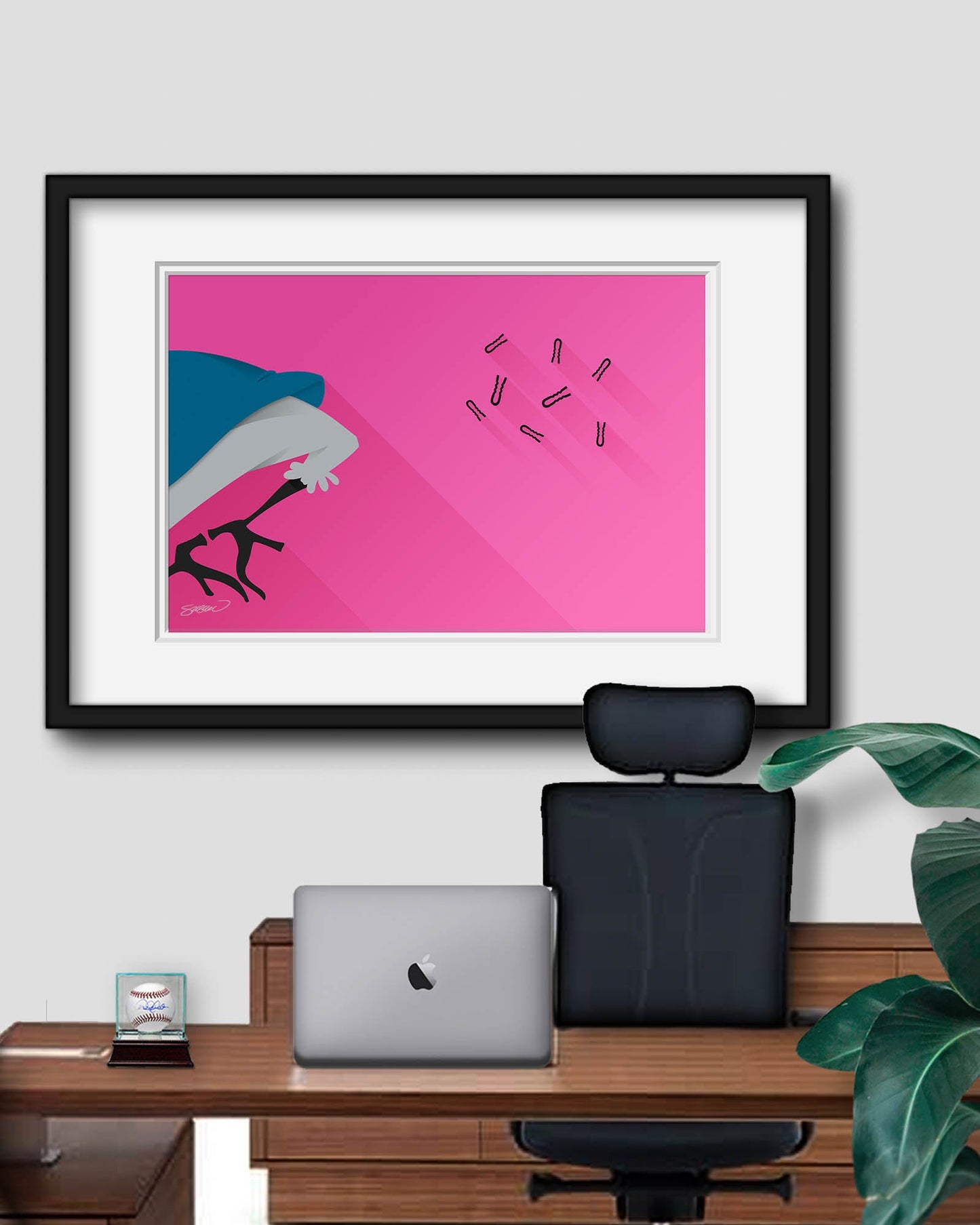 Broomstick Bunny - Minimalist Looney Tunes