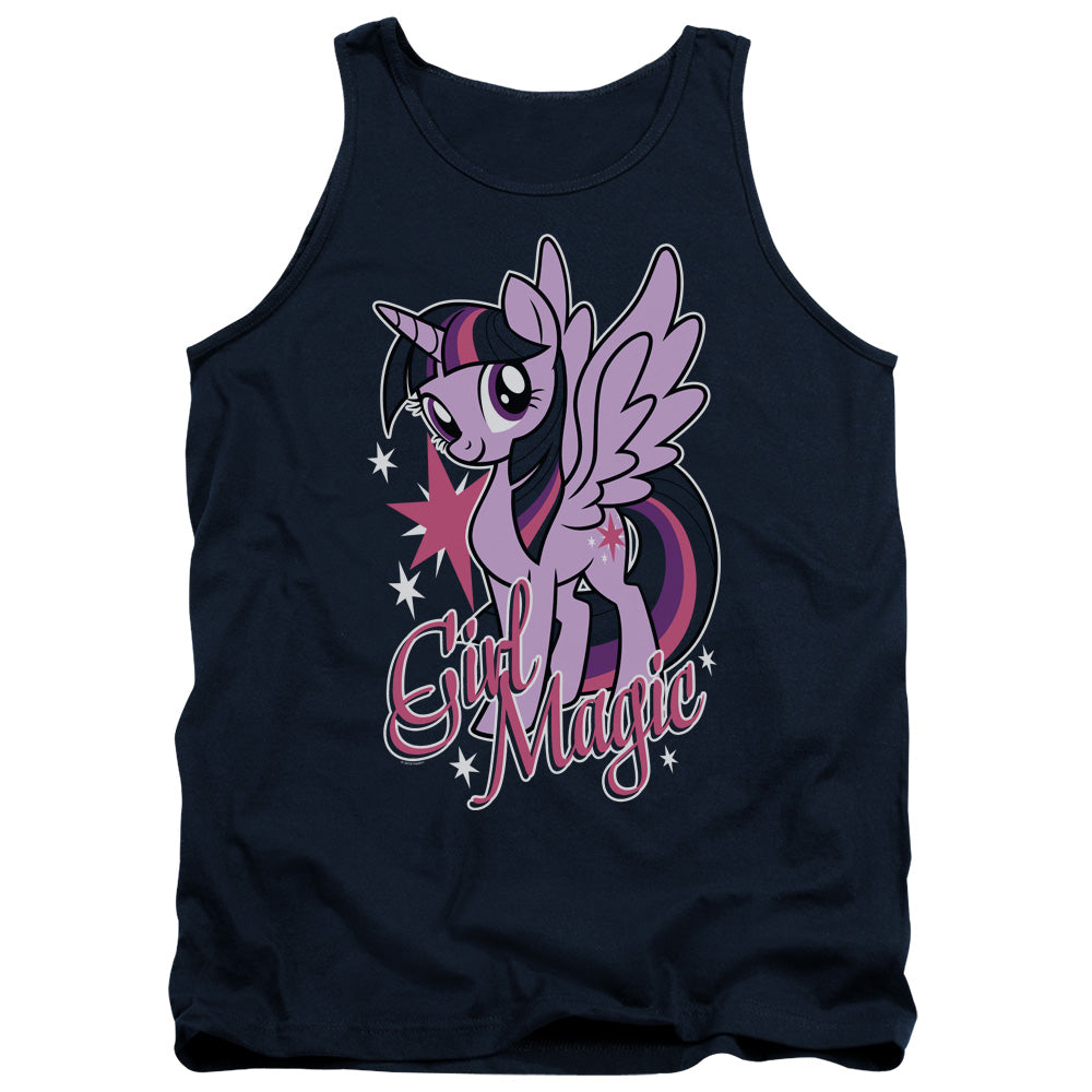 My Little Pony Tv Girl Magic Mens Tank Top Shirt Navy Officially Licensed