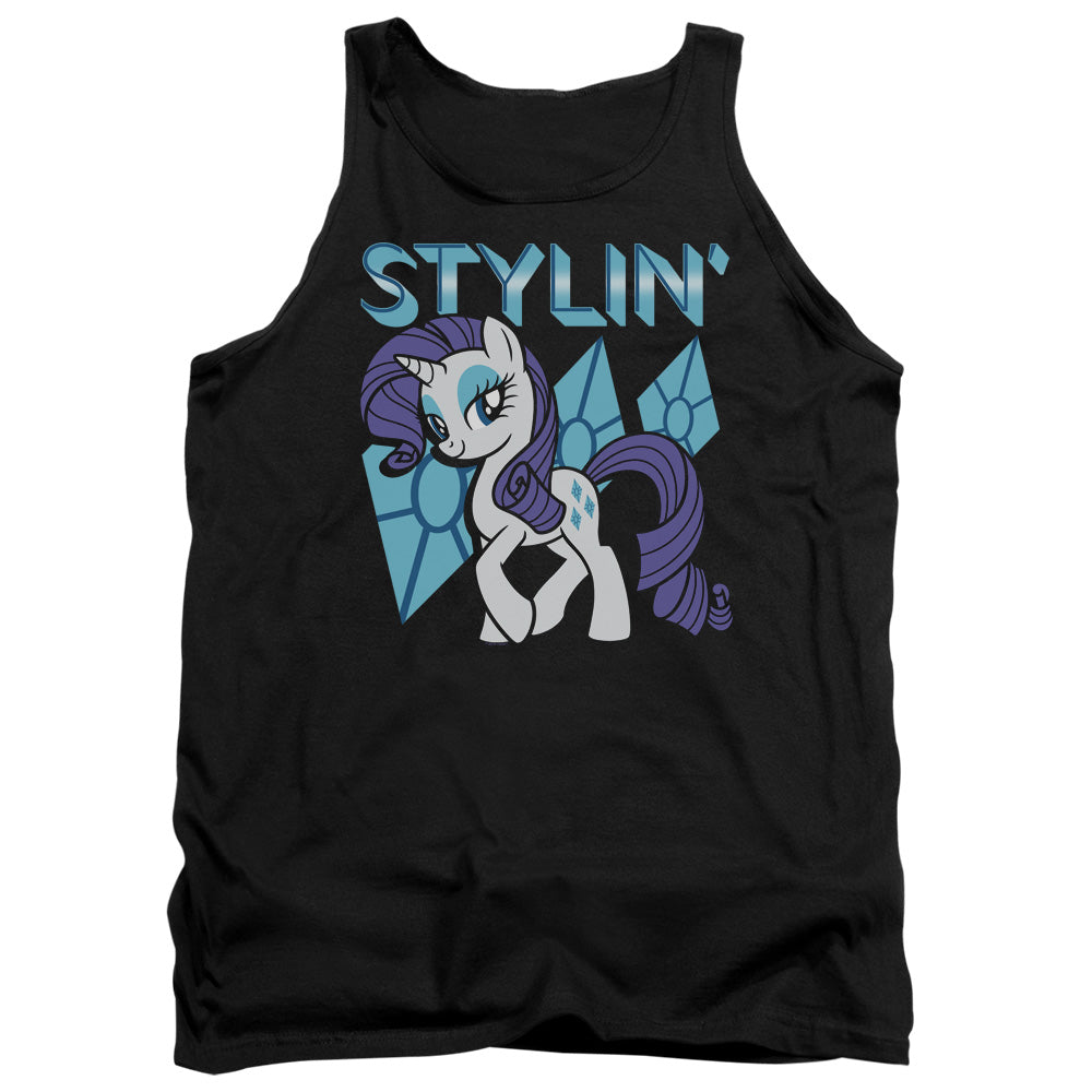 My Little Pony Tv Stylin Mens Tank Top Shirt Black Officially Licensed