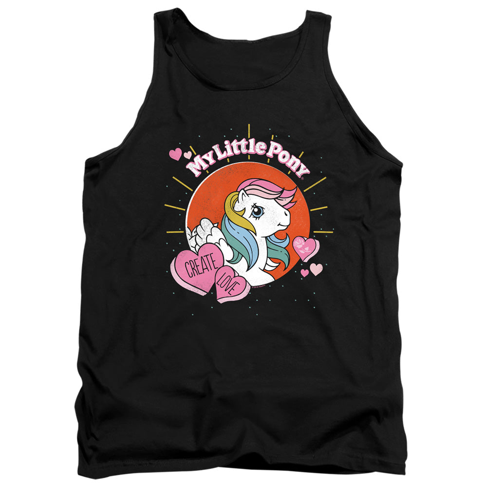 My Little Pony Retro Create Love Mens Tank Top Shirt Black Officially Licensed