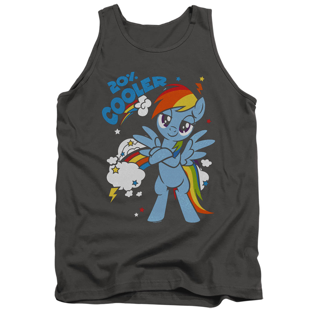 My Little Pony Tv 20 Percent Cooler Mens Tank Top Shirt Charcoal Officially Licensed