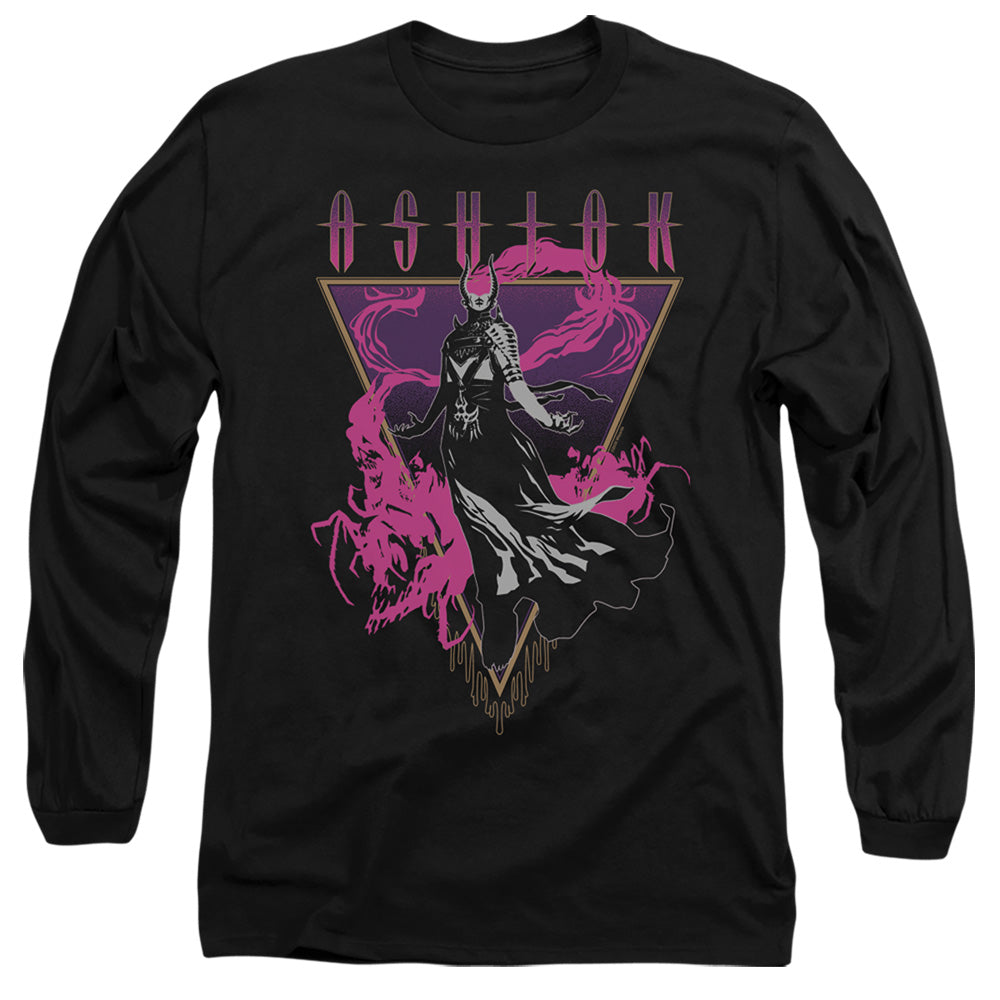 Magic The Gathering Ashiok Mens Long Sleeve Shirt Black Officially Licensed