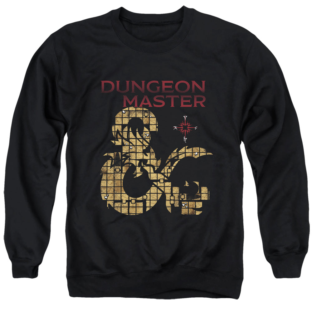 Dungeons And Dragons Dungeon Master Mens Crewneck Sweatshirt Black Officially Licensed