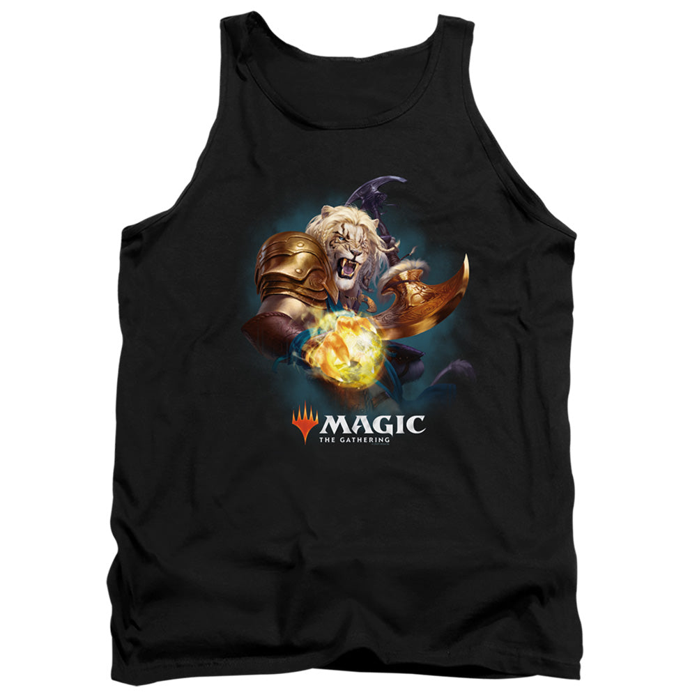 Magic The Gathering Ajani Mens Tank Top Shirt Black Officially Licensed