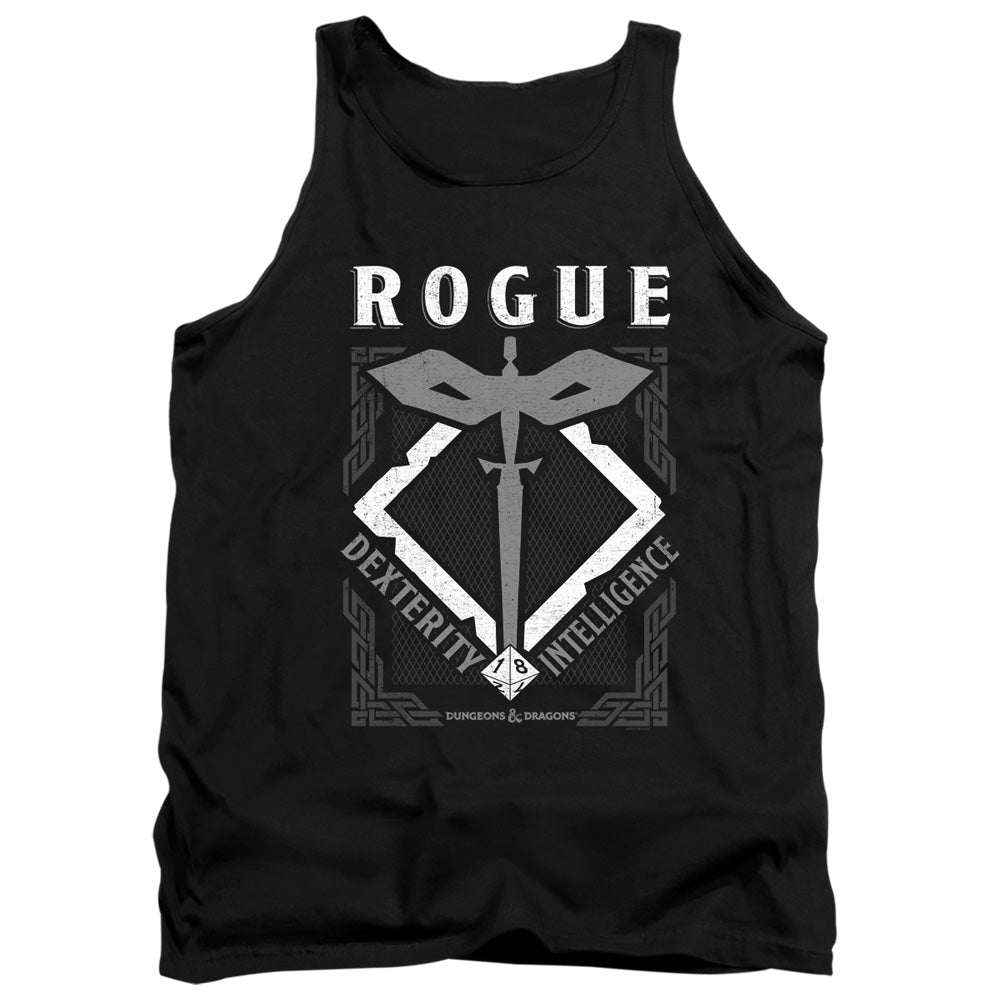 Dungeons And Dragons Rogue Mens Tank Top Shirt Black Officially Licensed