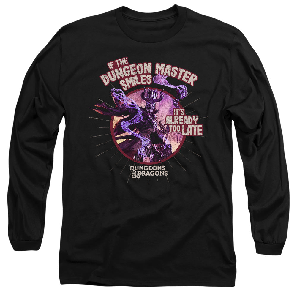 Dungeons And Dragons Dungeon Master Iles Mens Long Sleeve Shirt Black Officially Licensed