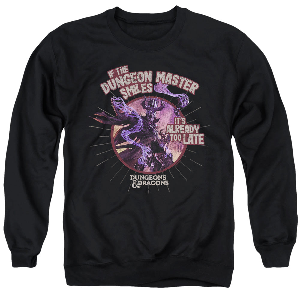 Dungeons And Dragons Dungeon Master Iles Mens Crewneck Sweatshirt Black Officially Licensed