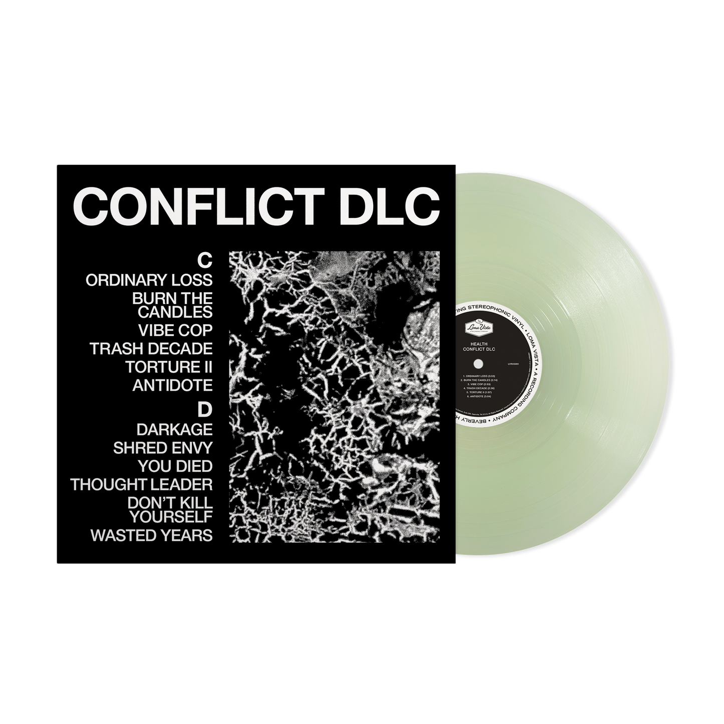Health ‘Conflict DLC’ LP (Exclusive – Limited to 400, Coke Bottle Clear Vinyl) Vinyl Record