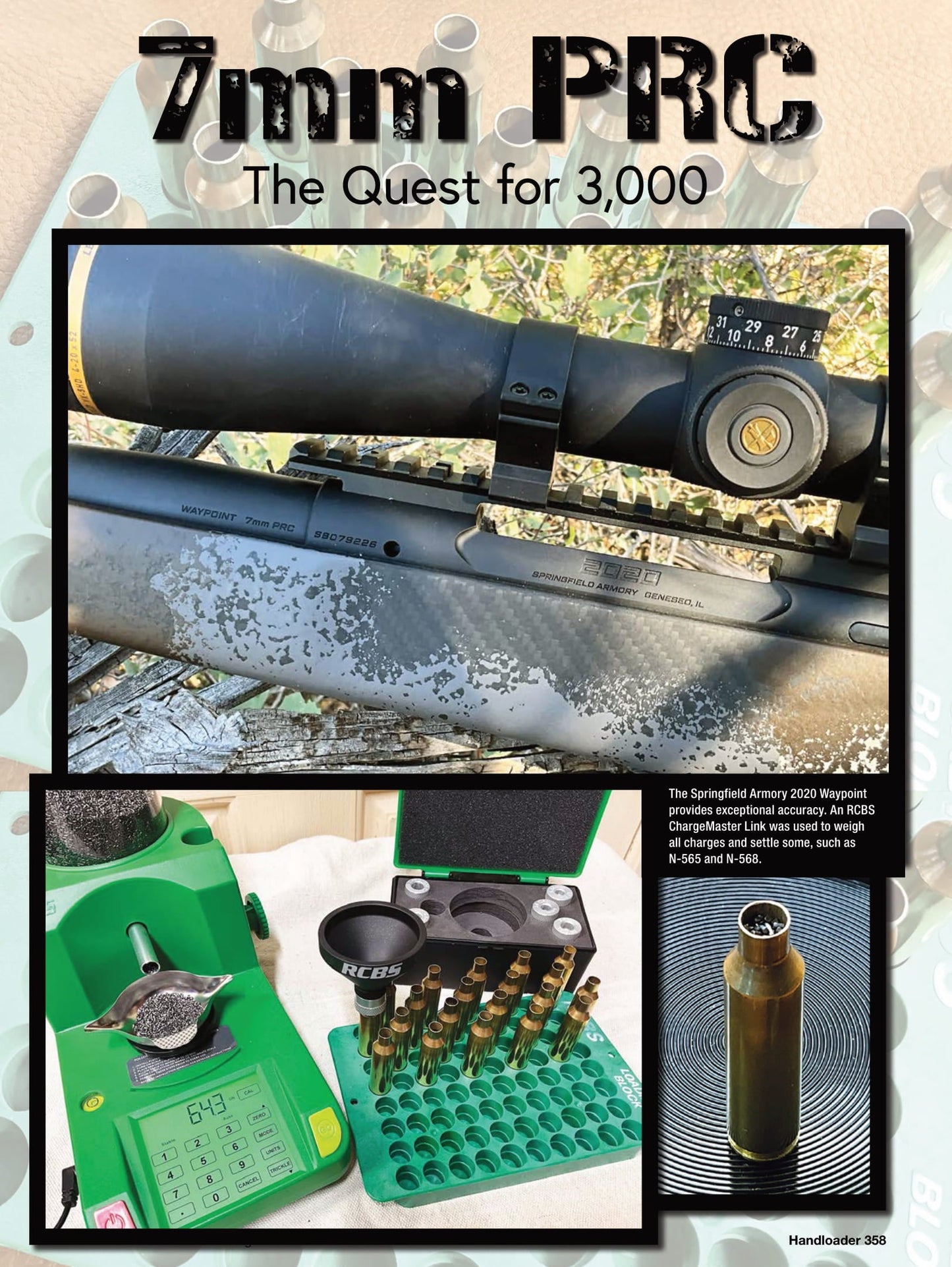 Handloader The Ammunition Reloading Journal - October 2025: GA Precision 6mm GT Handloads, Achieve Accuracy, 44 Magnum Carbines, 7mm PRC For Springfield Waypoint, 260 Remington Pet Loads & More!