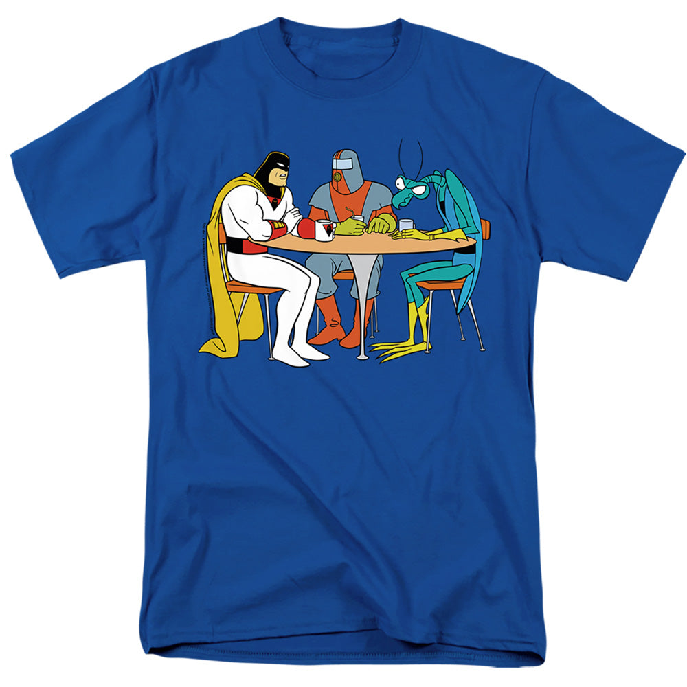 Rick And Morty Space Ghost Coast To Coast Brak & Zorak Mens T Shirt Royal Officially Licensed