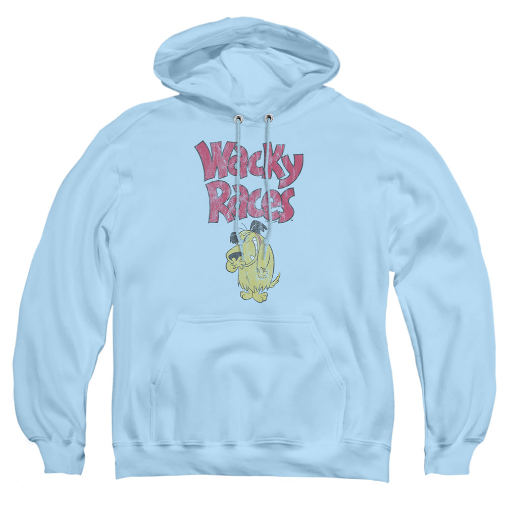 Wacky Races Muttley 2 Mens Hoodie Light Blue Officially Licensed