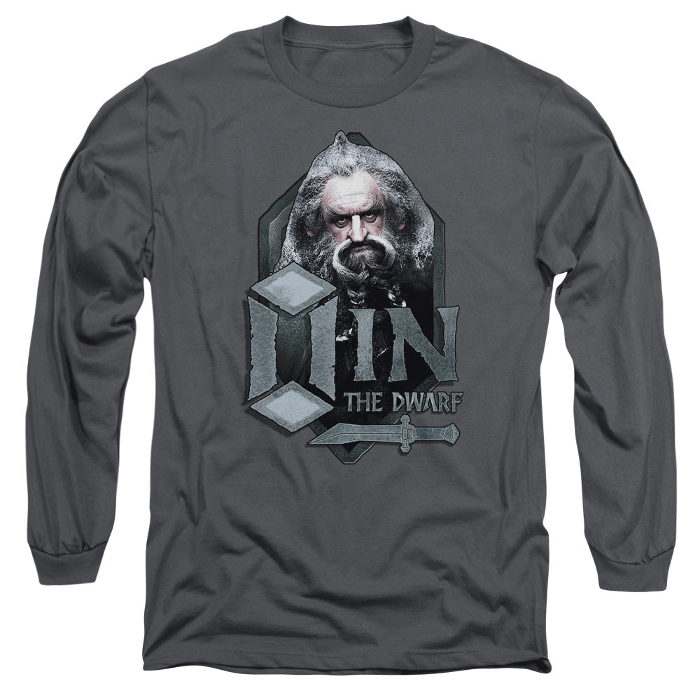 The Hobbit Oin Mens Long Sleeve Shirt Charcoal Officially Licensed