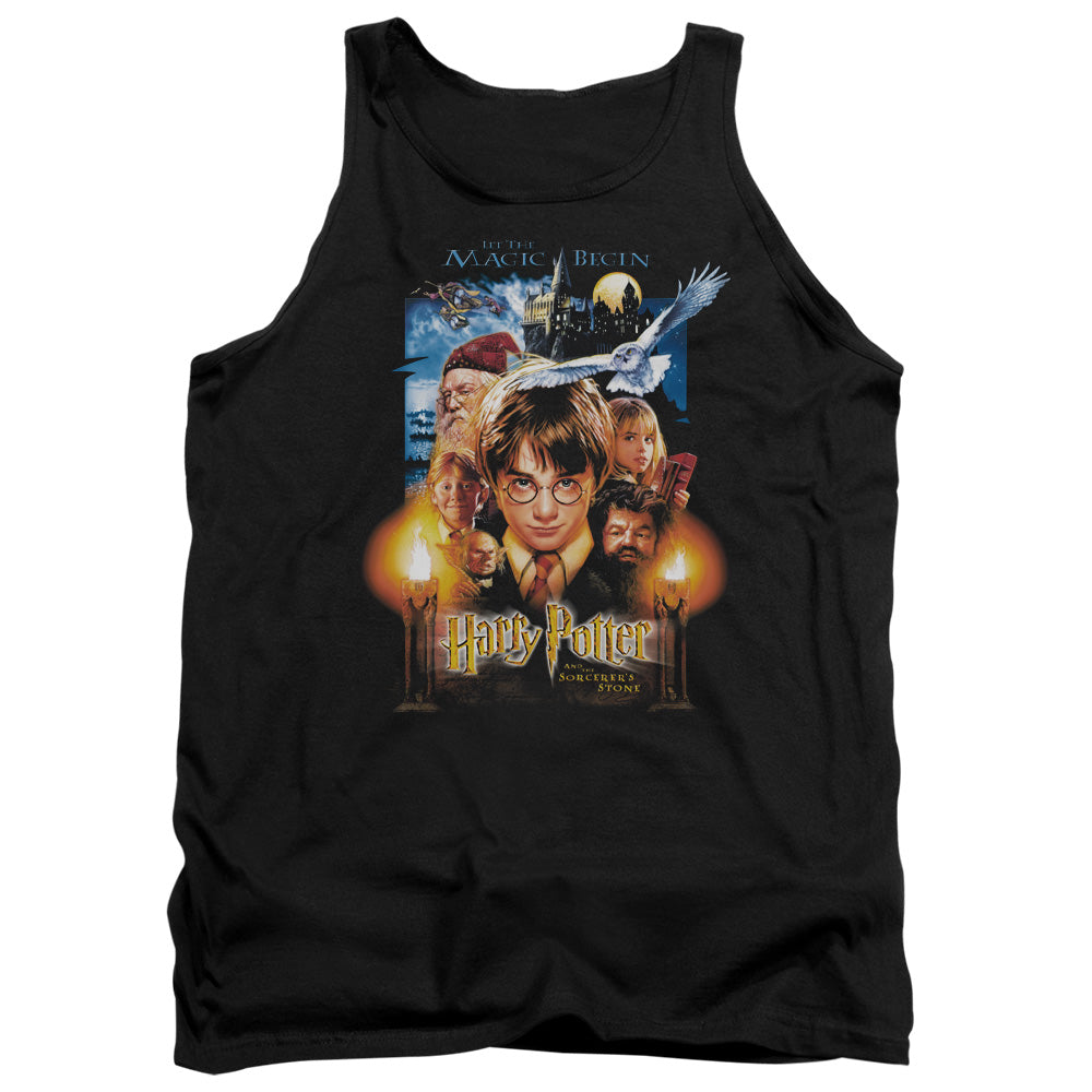 Harry Potter Movie Poster Mens Tank Top Shirt Black Officially Licensed