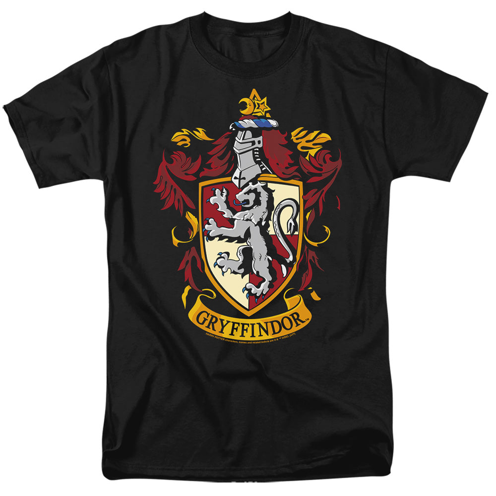 Harry Potter Gryffindor Crest Mens T Shirt Black