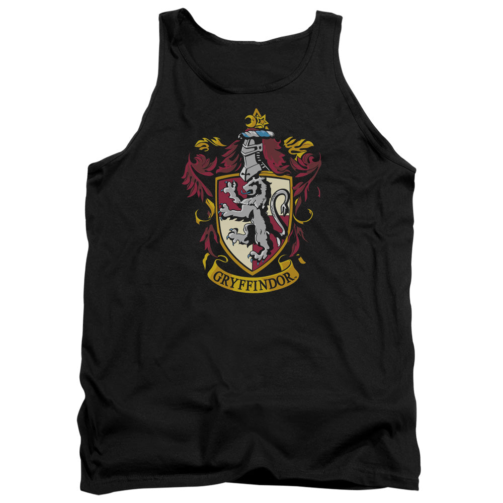 Harry Potter Gryffindor Crest Mens Tank Top Shirt Black Officially Licensed