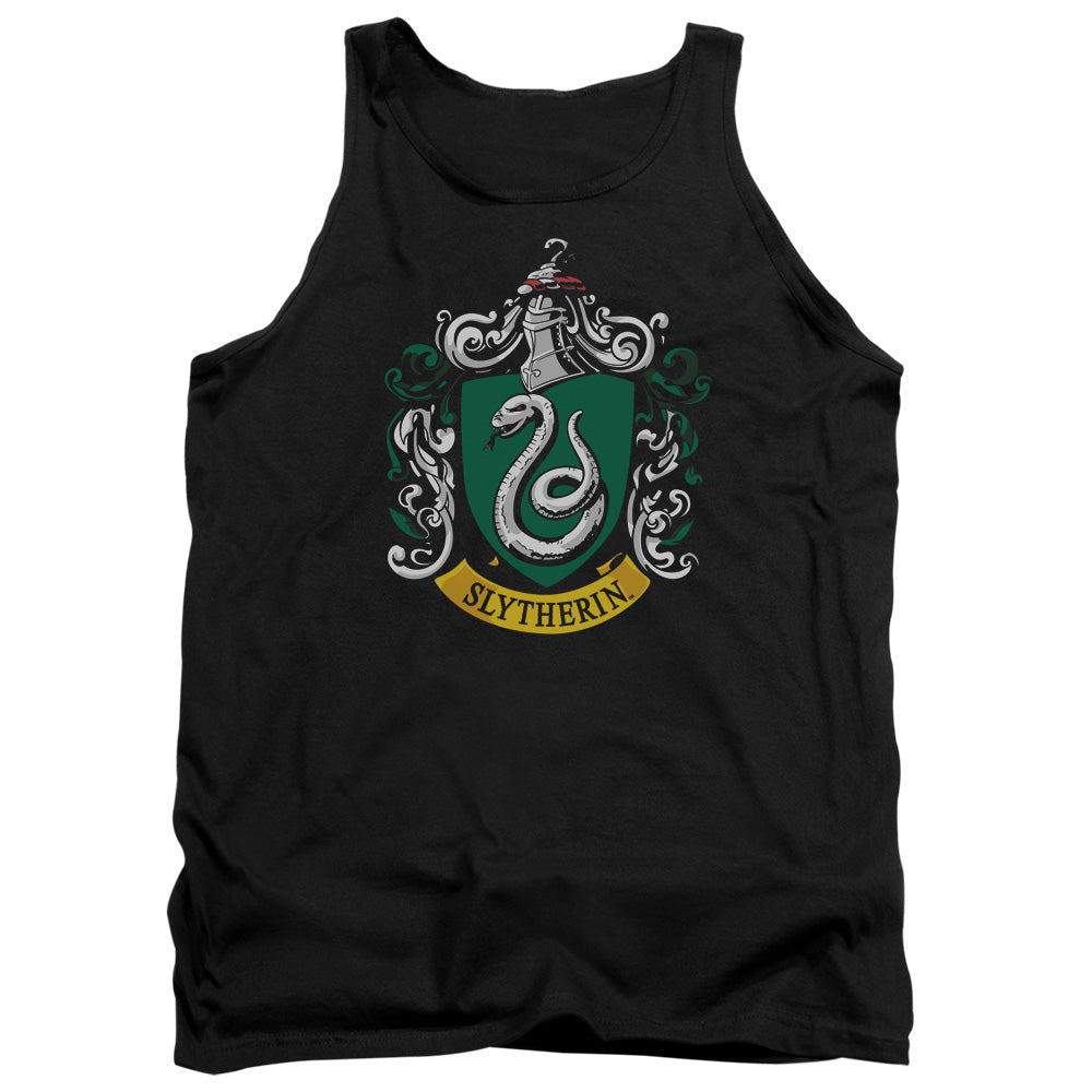Harry Potter Slytherin Crest Mens Tank Top Shirt Black Officially Licensed