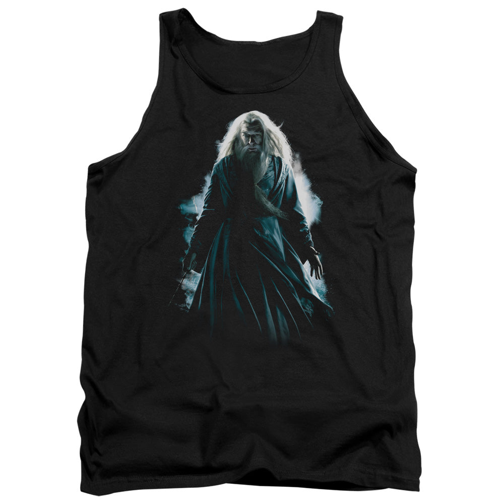 Harry Potter Dumbledore Burst Mens Tank Top Shirt Black Officially Licensed
