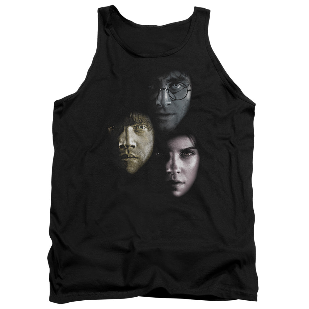 Harry Potter Hero Heads Mens Tank Top Shirt Black Officially Licensed