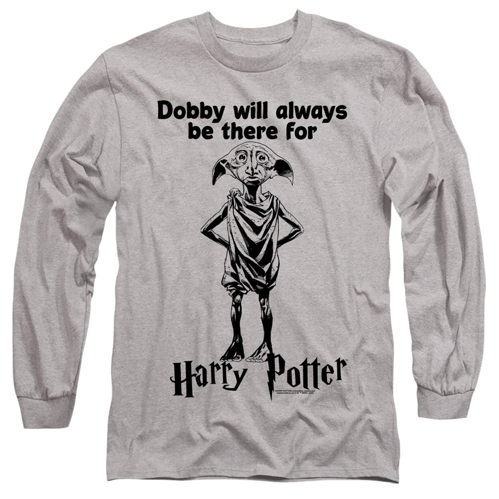 Harry Potter Always Be There Mens Long Sleeve Shirt Athletic Heather Officially Licensed Officially Licensed