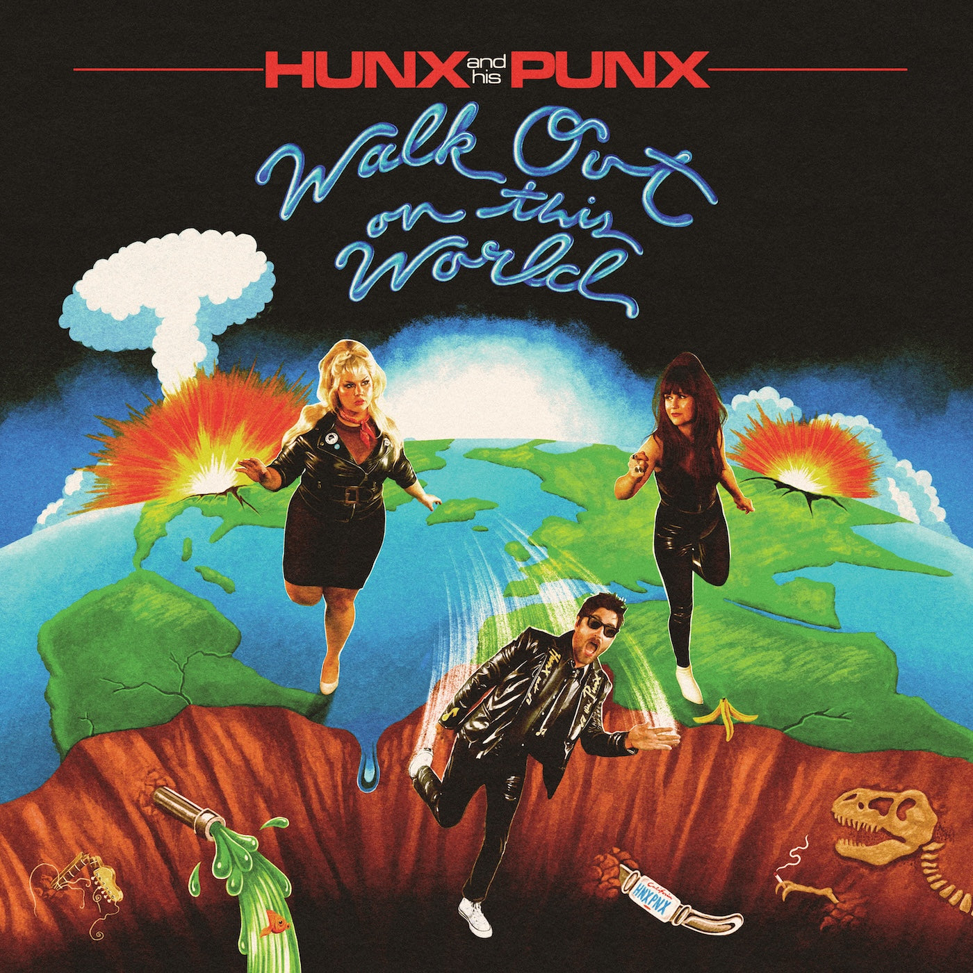 Hunx and His Punx 'Walk Out On This World' (Red Vinyl) Vinyl Record