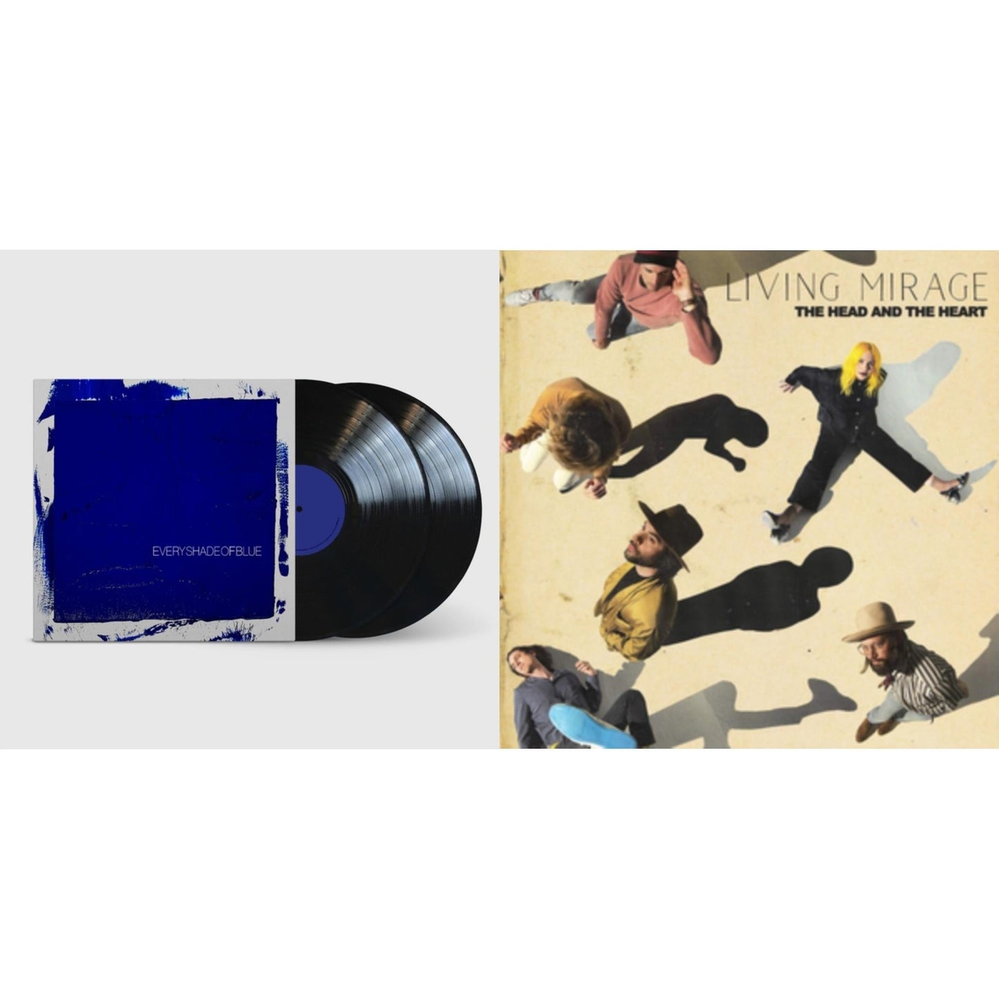 Head & The Heart - Every Shade Of Blue & Living Mirage - LP Vinyl Bundle