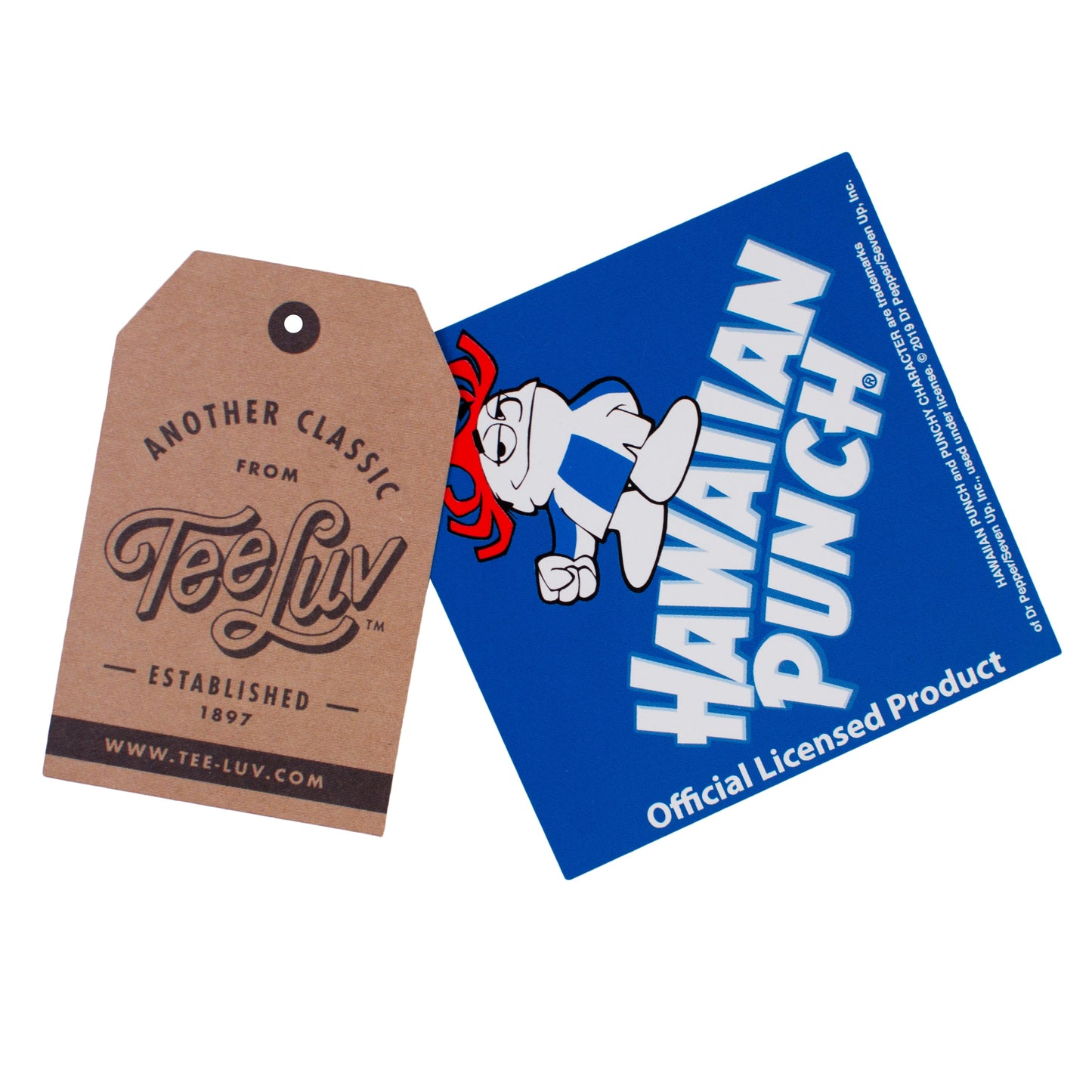 Hawaiian Punch Ringer Mens T Shirt Officially Licensed White/Red