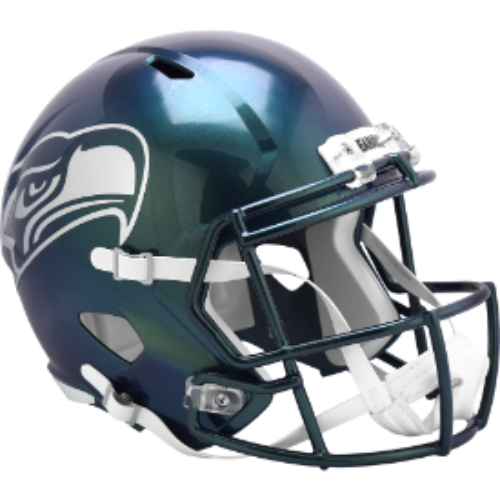 Seattle Seahawks Full Size Speed Replica Football Helmet 2025 Rivalries - NFL