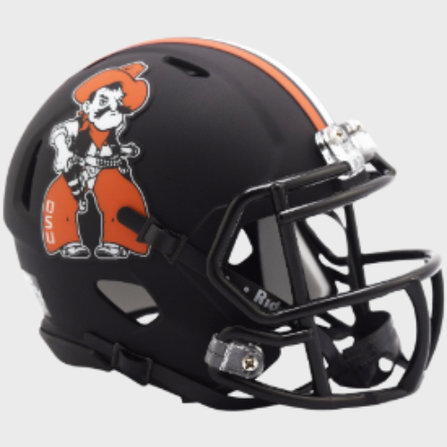 Oklahoma State Cowboys NCAA Mini Speed Football Helmet Pistol Pete - NCAA