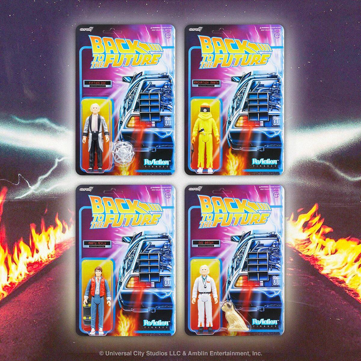 ReAction Back to the Future Radiation Marty 3¾-inch Retro Action Figure