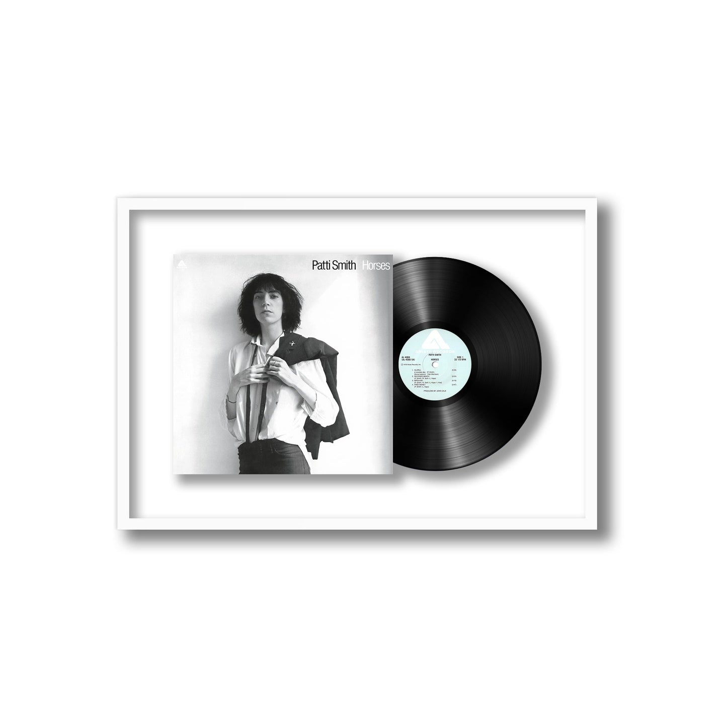 Patti Smith Horses Framed Vinyl Record