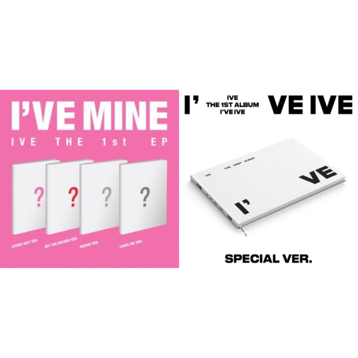 Ive - I've Mine 1St Ep & I've Ive (Volume 1/Special Version) - CD Bundle