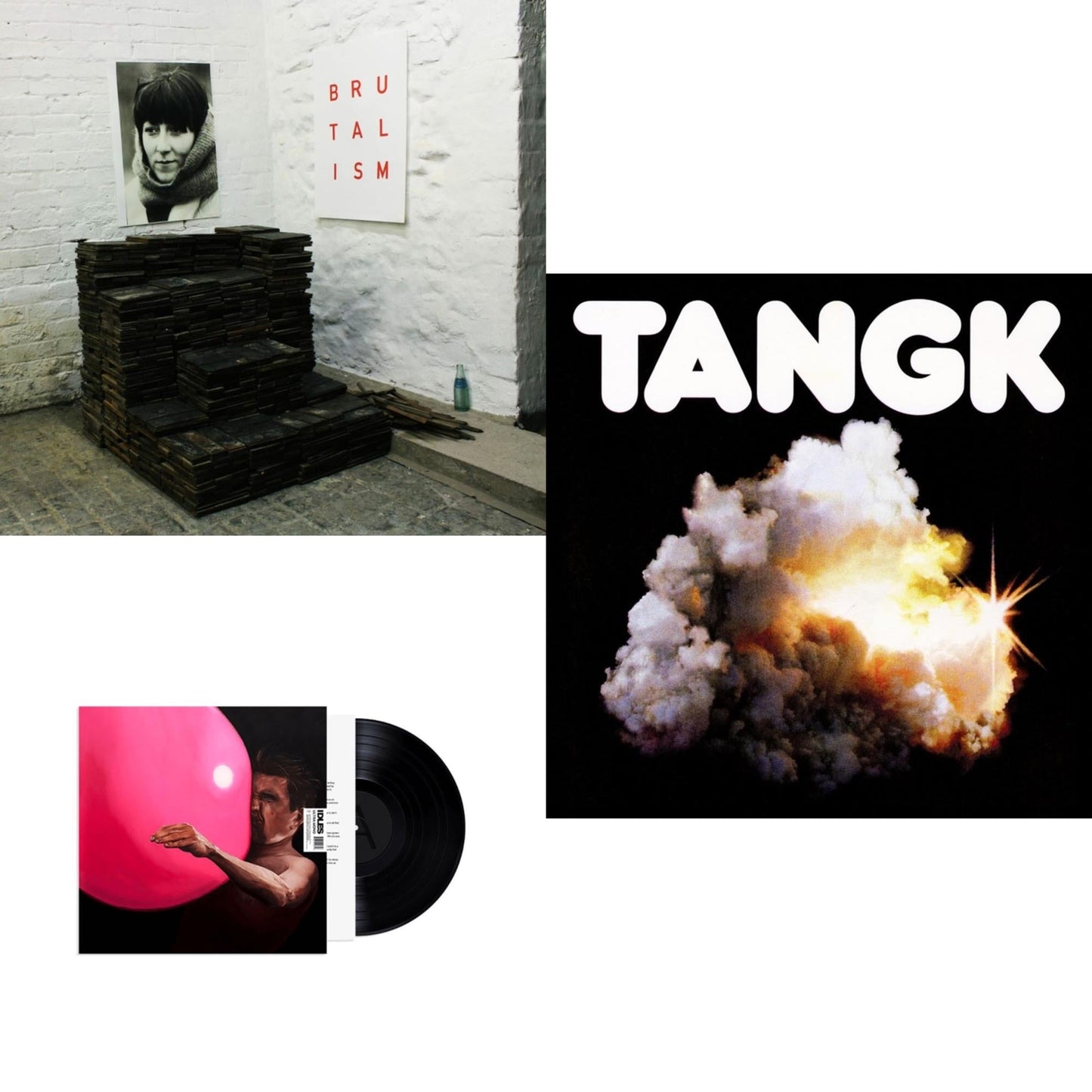 Idles - Brutalism & Ultra Mono & Tangk - LP Vinyl Bundle