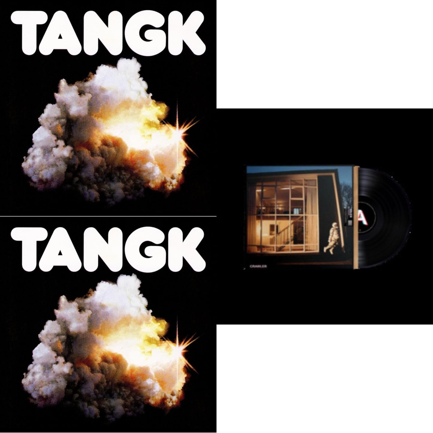 Idles - Tangk & Tangk (Transparent Orange LP Vinyl) & Crawler