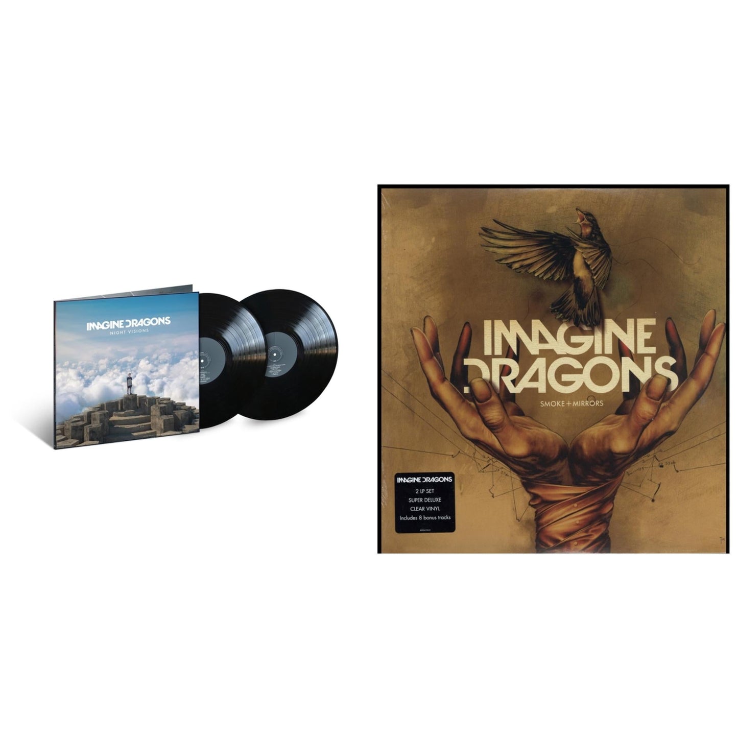 Imagine Dragons - Night Visions: Expanded Edition (2LP) & Smoke + Mirrors (Deluxe Edition)