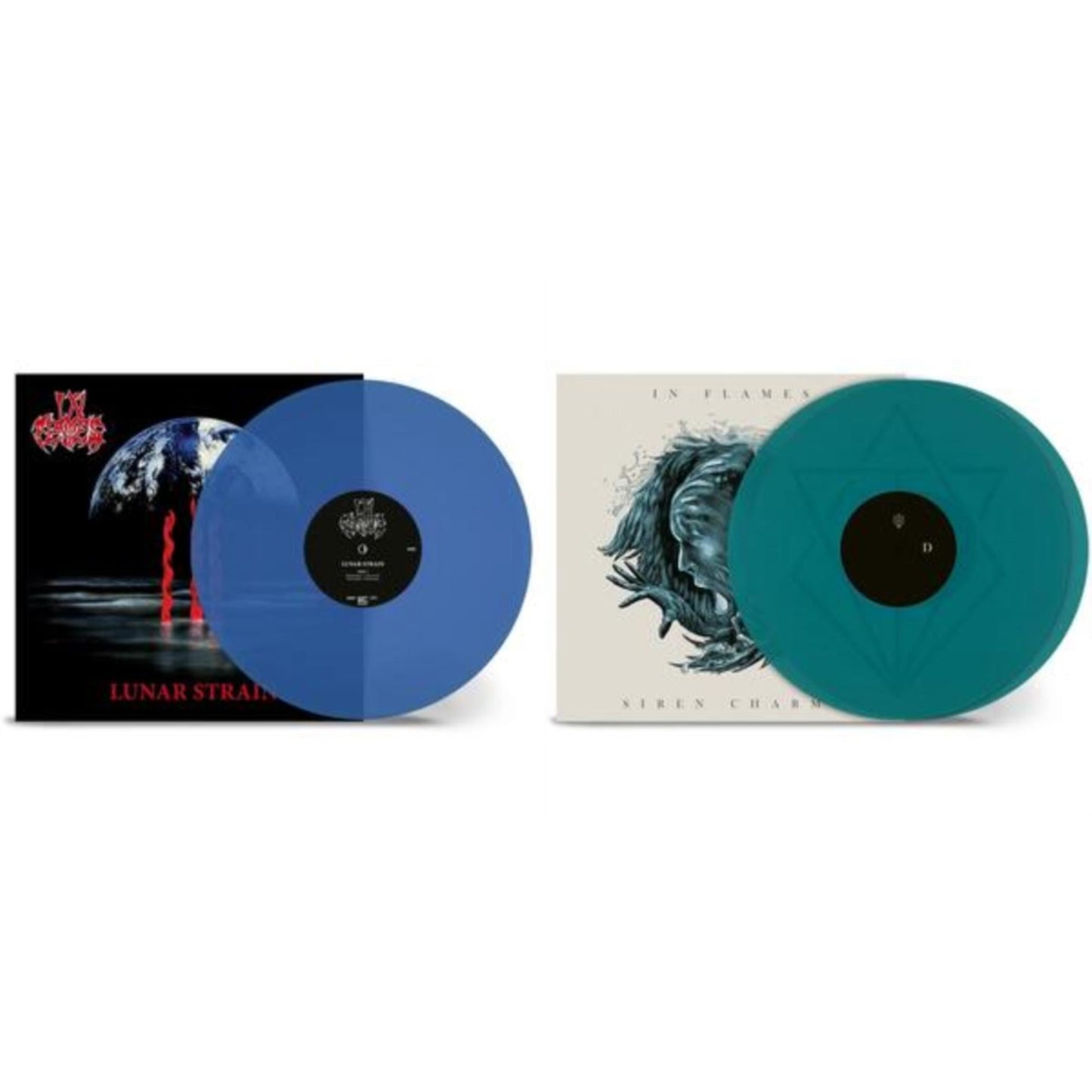 In Flames - Lunar Strain + Subterranean (30Th Anniv/Blue LP Vinyl) & Siren Charms (10Th Anniversary/2LP/Trans Green Vinyl)