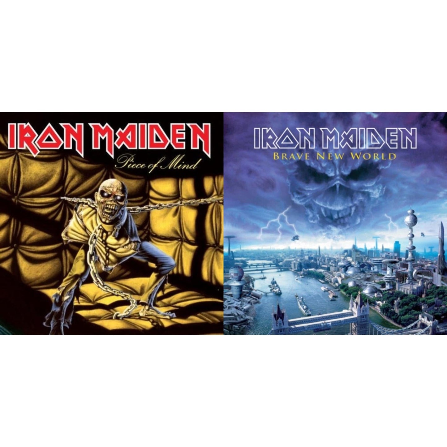 Iron Maiden - Piece Of Mind & Brave New World - CD Bundle