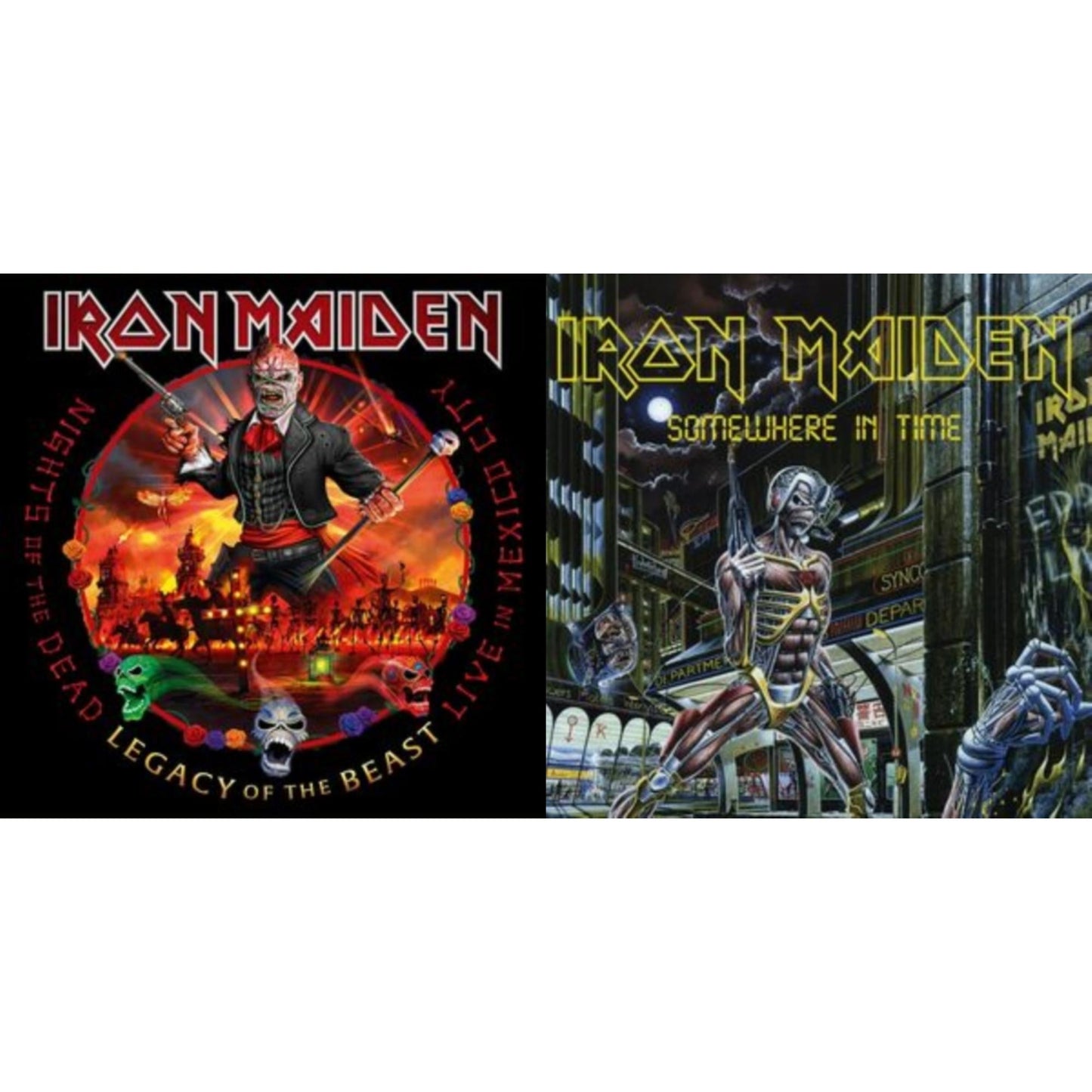 Iron Maiden - Nights Of The Dead, Legacy Of The Beast: Live In Mexico City (X) (3LP/180G) & Somewhere In Time