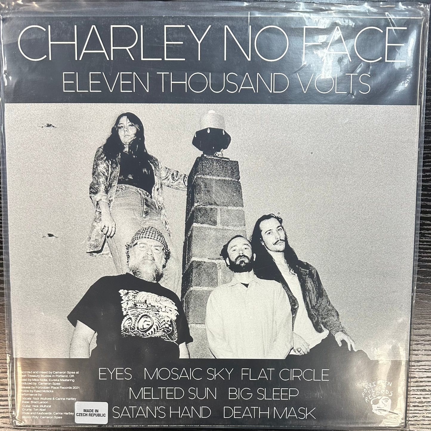 Charley No Face - "Eleven Thousand Volts Vinyl LP Record