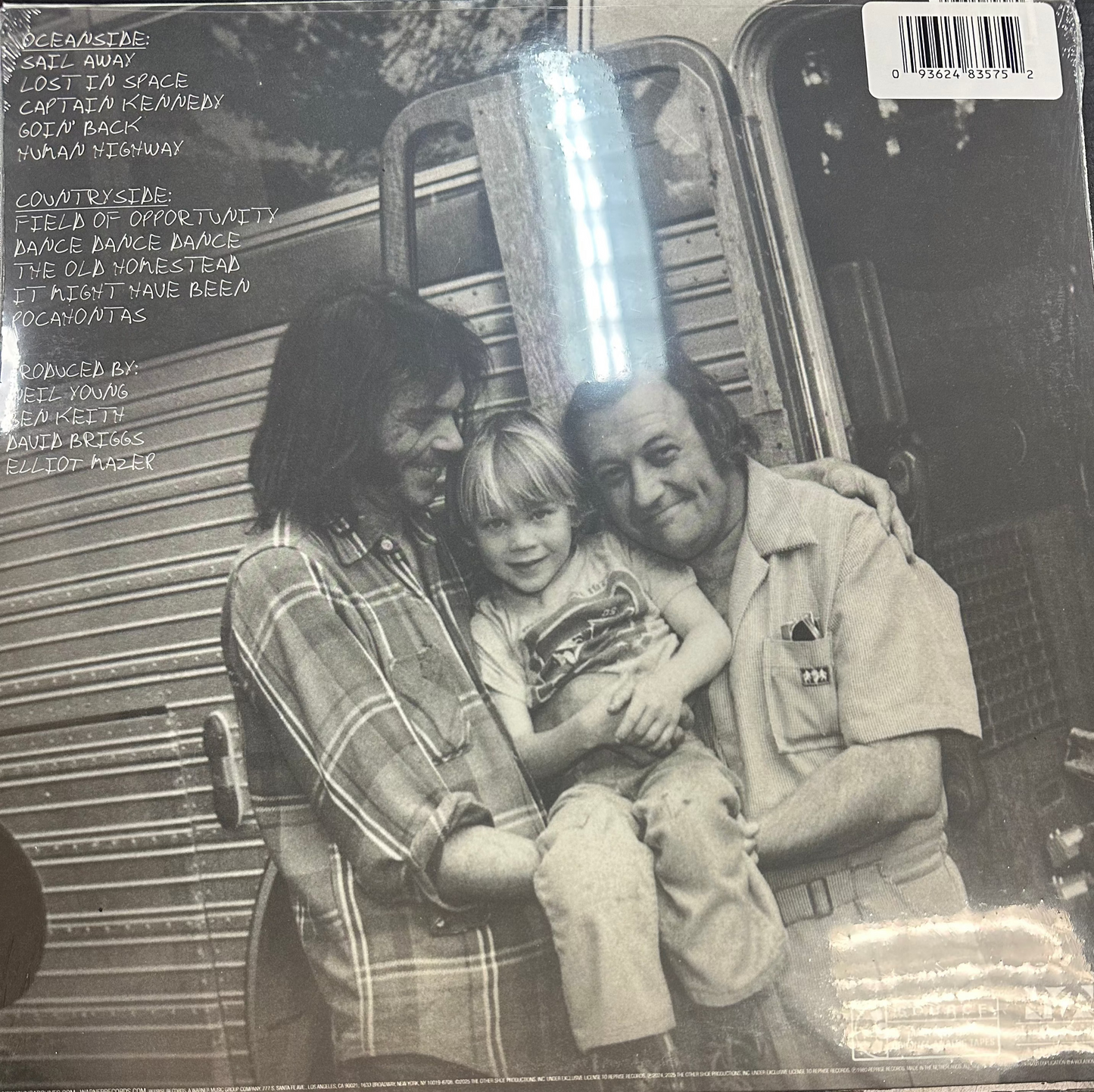 YOUNG, NEIL – Oceanside Countryside (Clear) Vinyl LP Record