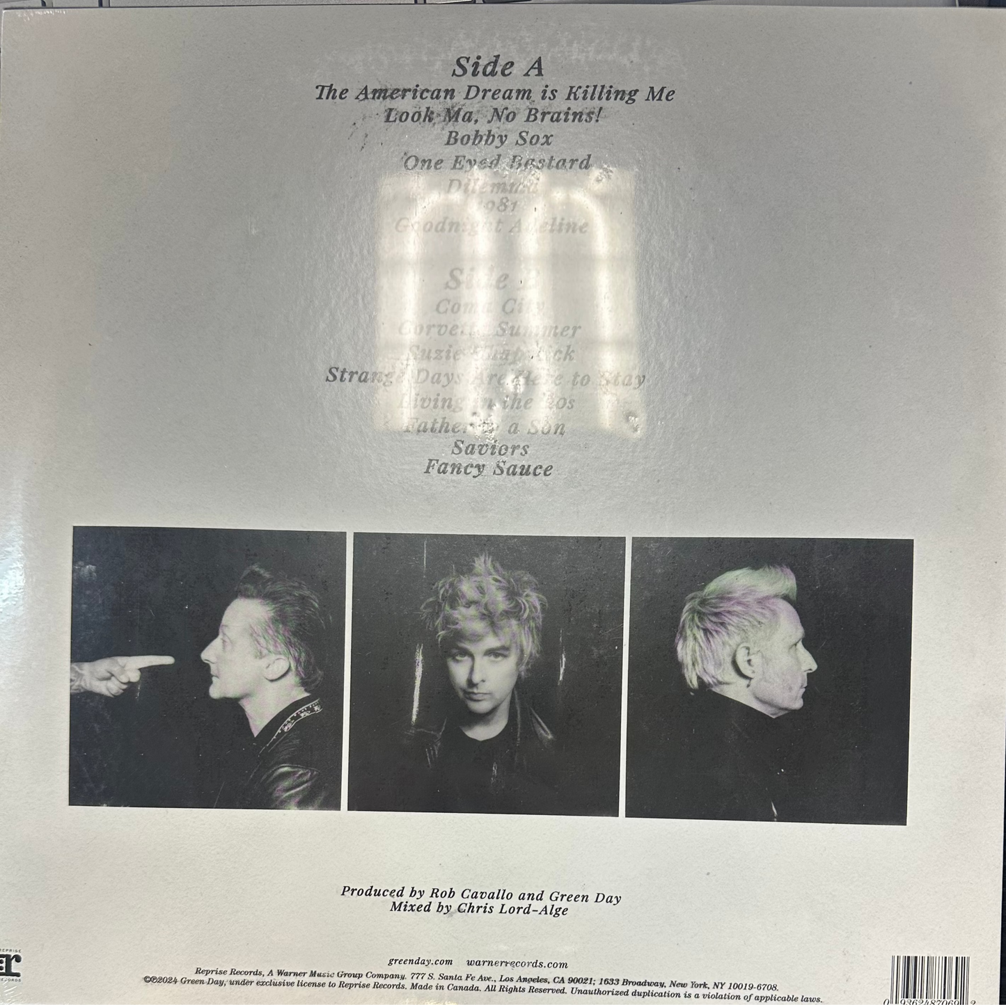 Green Day - Saviors Vinyl LP Record