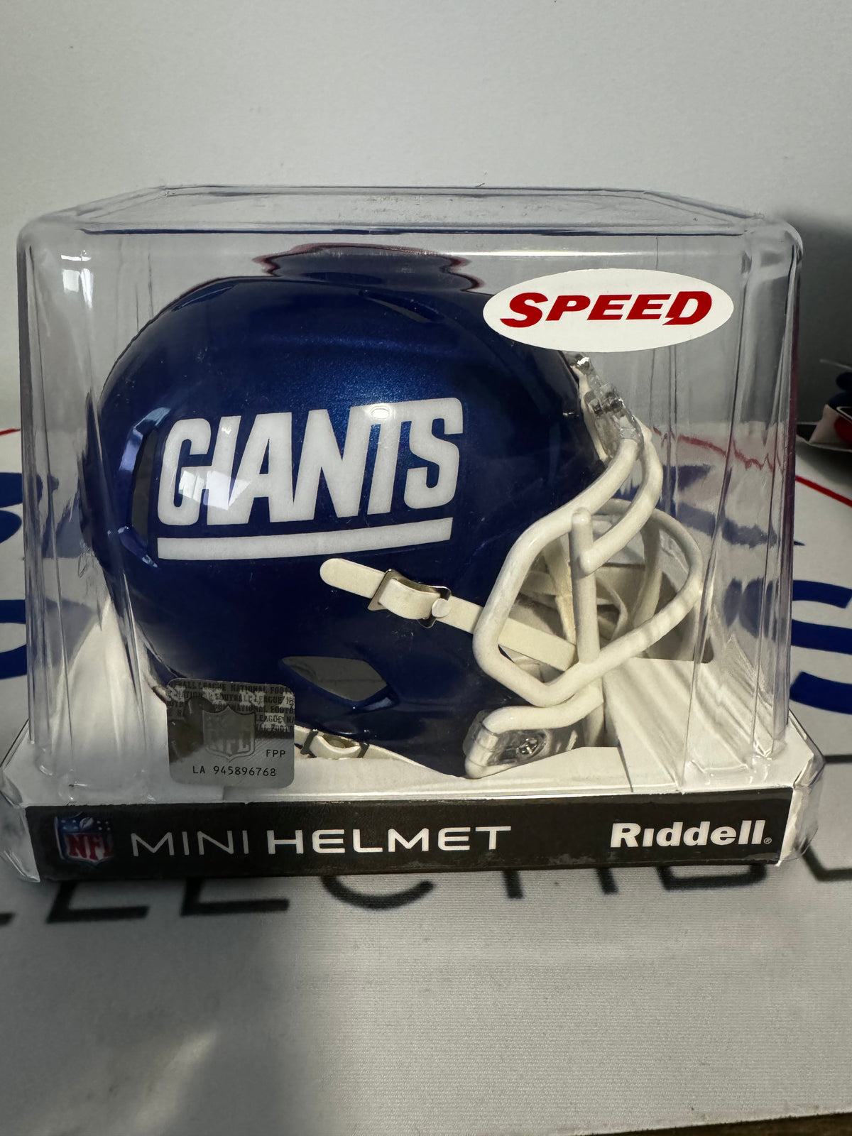New York Giants NFL Mini Speed Football Helmet Color Rush