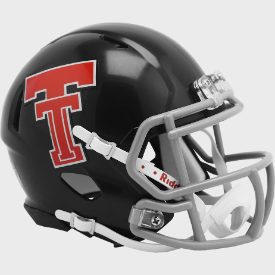 Texas Tech Red Raiders NCAA Mini Speed Football Helmet Throwback- NCAA