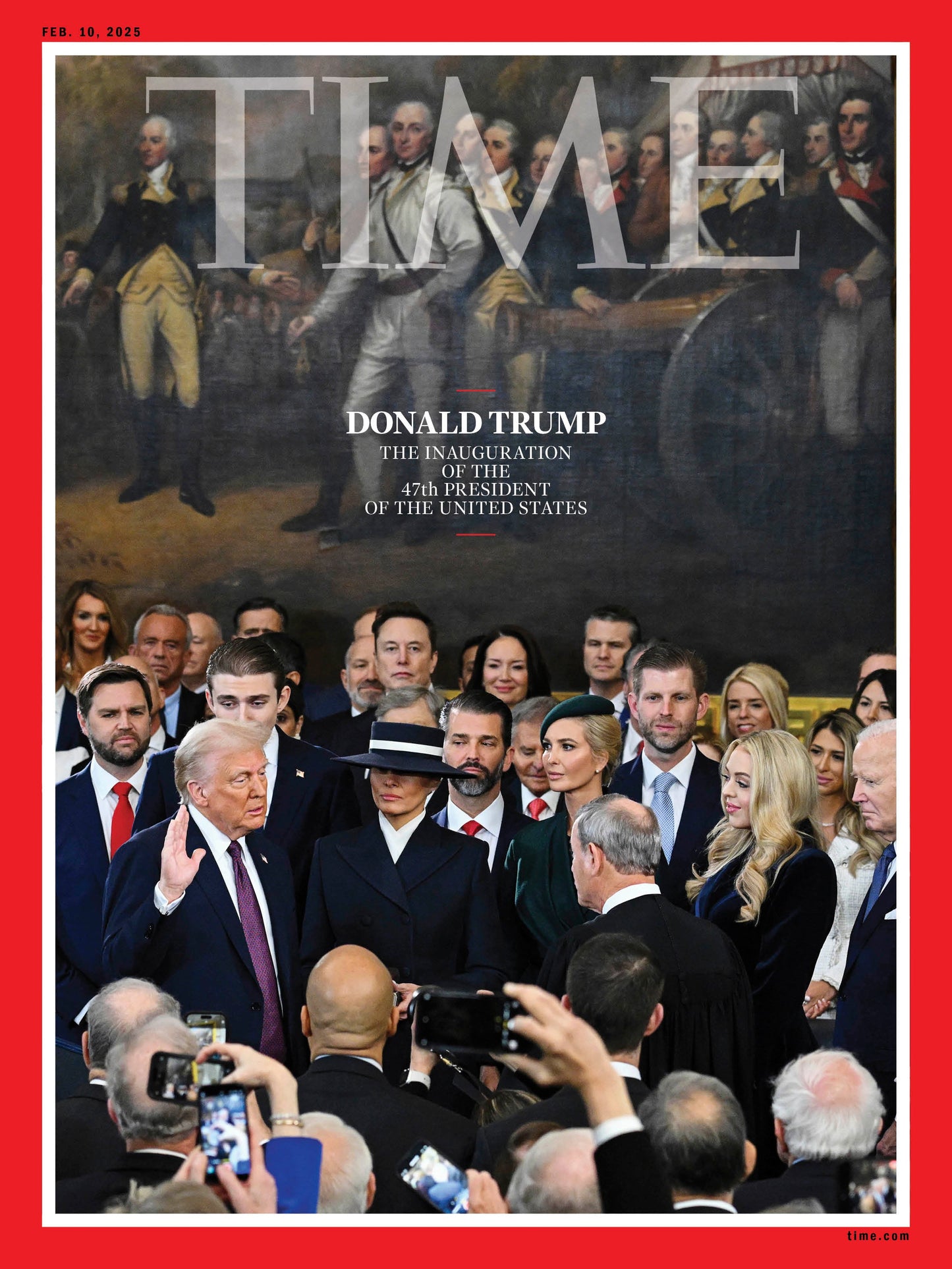 TIME Magazine - 02.10.25 Edition: President Trump Inauguration, 47th President