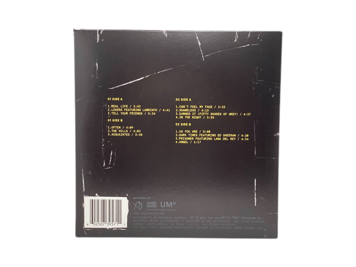 The Weeknd Beauty Behind the Madness (Yellow and Black Splatter 5 Year Anniversary Edition Double LP) Vinyl Record