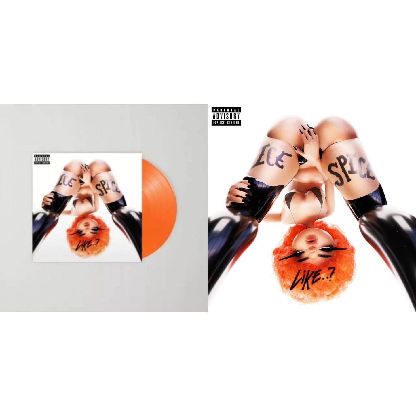 Ice Spice - Like (Opaque Orange LP Vinyl) (Import) & Like..