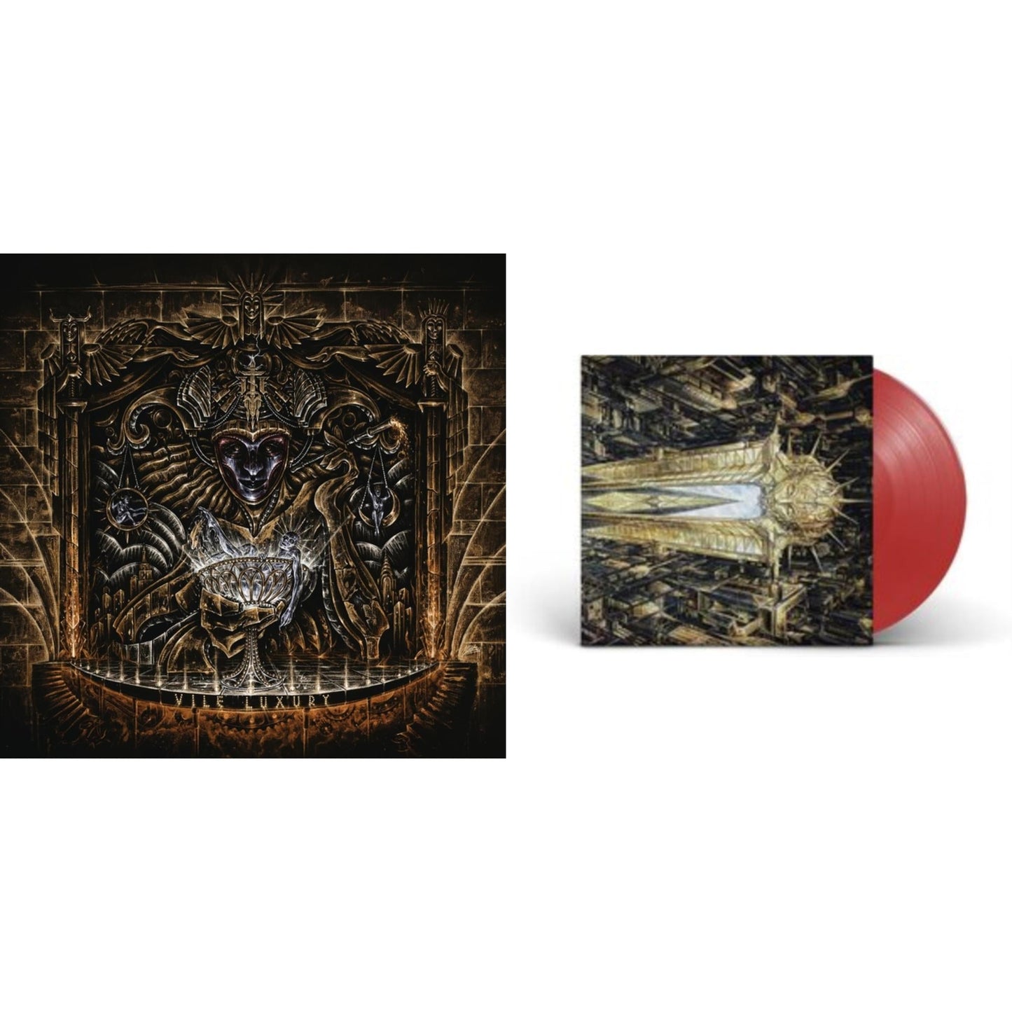 Imperial Triumphant - Vile Luxury (Redux 1924) (2LP/Hudson River Blue Vinyl) & Alphaville (Transparent Red LP Vinyl)