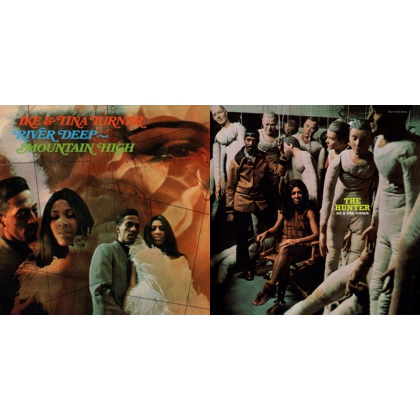 Ike & Tina Turner - River Deep-Mountain High (180G) & Hunter - LP Vinyl Bundle
