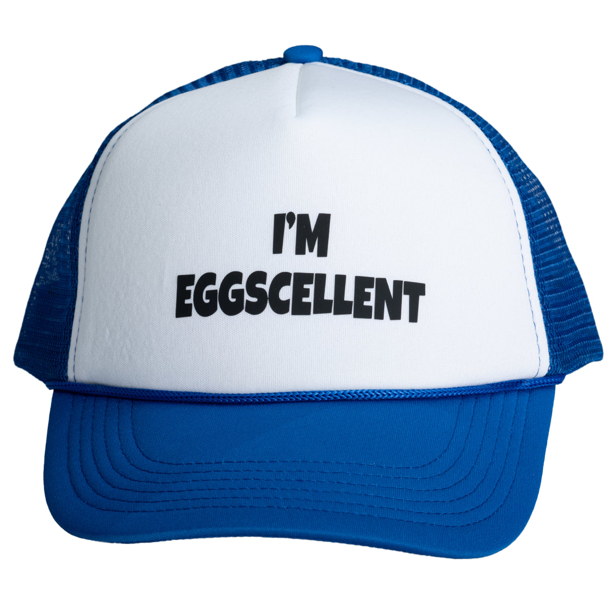 Adult I'm Eggscellent Adjustabe Baseball Cap Trucker Hat