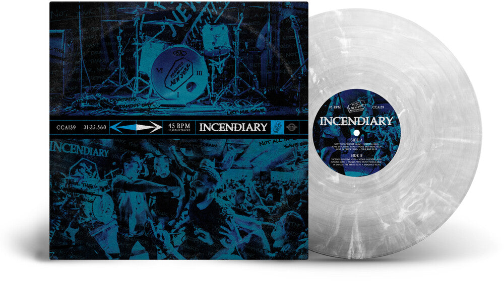 Incendiary – Product of New York (Clear w/ White Marble LP Vinyl) Vinyl Record