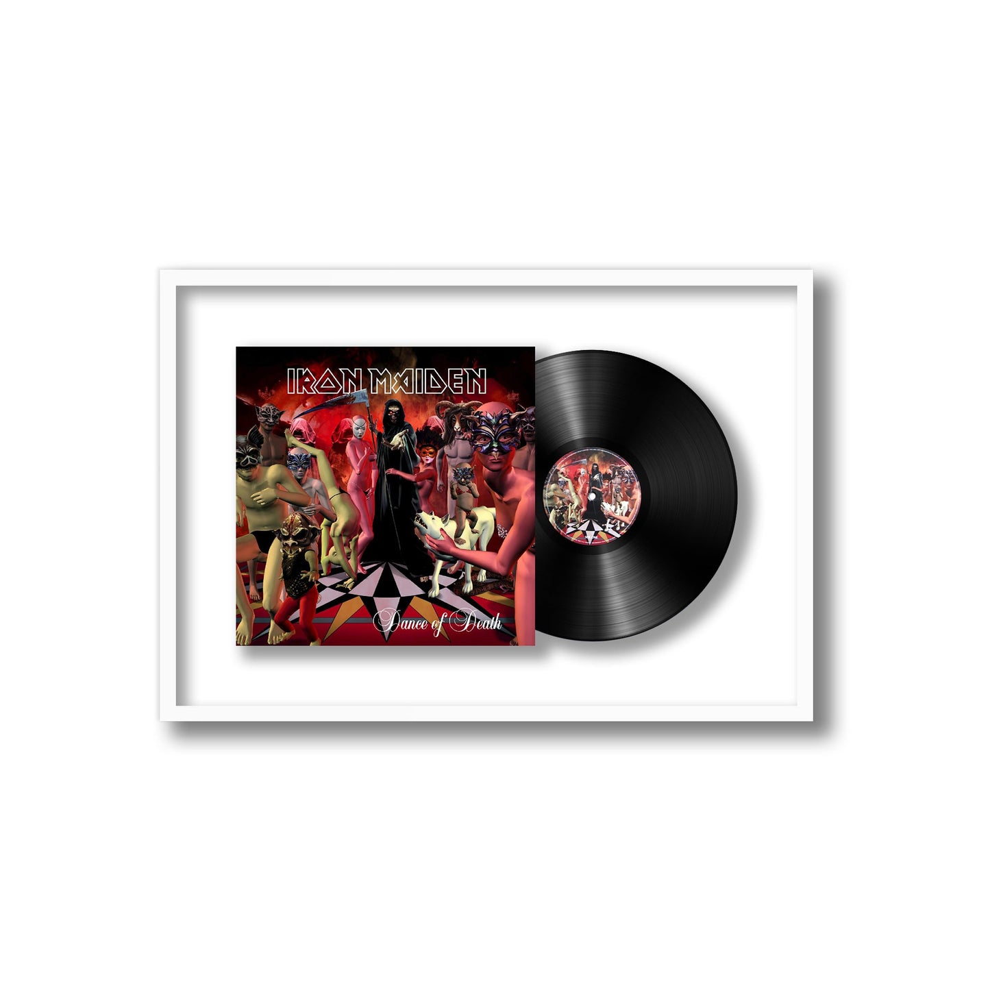 Iron Maiden Dance of Death Framed Vinyl Record